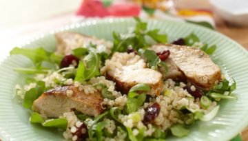 Turkey Quinoa Salad with Cranberries